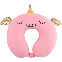 Подушка для шеи Ardesto Travel Unicorn 30х30 см розовая (ART3032NEP)