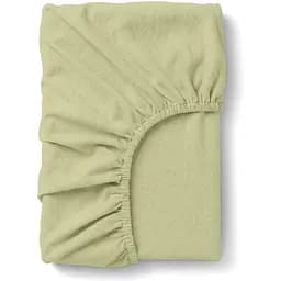 Простирадло Cosas на резинці з вареної бавовни 80х200 olive, оливка (78WashedCottonOlive_80x200x20)
