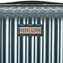 Валіза Semi Line 28 дюймів T5955-3, ABS, 4 спарені колеса, синій - мініатюра 7