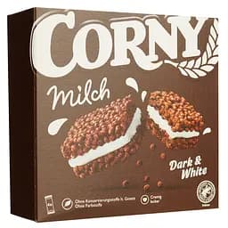 Батончик Corny злаковий з какао та молочно-кремовою начинкою 120 г