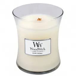 Свічка Woodwick Island Coconut Medium Кокосовий острів 275 г (92115E) - мініатюра 2