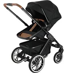 Універсальна коляска 2 в 1 Teutonia Trio 2.0 Urban Black, чорна