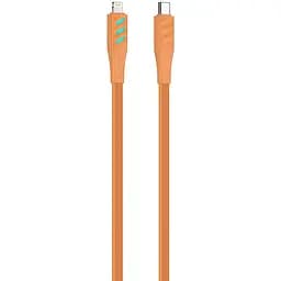 Кабель Havit HV-CB6255 PD27W з LED індикатором USB-C - Lightning 1 м помаранчевий (HV-CB6255) - мініатюра 2