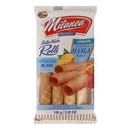 Трубочки вафельні Milanea Rolls з вершковим смаком 100 г
