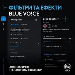 Мiкрофон Logitech Yeti GX Dynamic RGB Gaming Mic with Lightsync Black (988-000569) - мініатюра 3