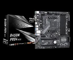 Материнская плата ASRock B450M Pro4 R2.0 Socket AM4 (B450M Pro4 R2.0)