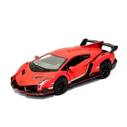 Колекційна іграшкова машинка MATTE LAMBORGHINI KT5370W інерційна Red Kinsmart