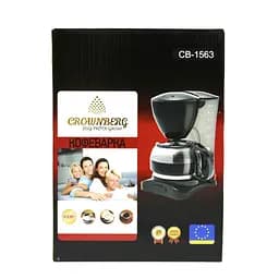 Крапельна кавоварка Crownberg Cb 1563 800W зі скляною колбою - мініатюра 4
