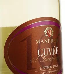 Вино ігристе Manfredi Centenario Cuvee Millisimato Extra Dry біле екстра сухе 0.75 л - мініатюра 3