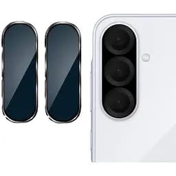 Захисне скло DK для Samsung Galaxy A36 A366 на камеру Lens Metal Ring Eagle Eye 020527 black 2 шт.