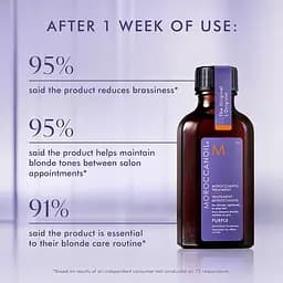 Відновлююча олія для волосся Moroccanoil Treatment Purple Фіолетові пігменти 25 мл - мініатюра 2