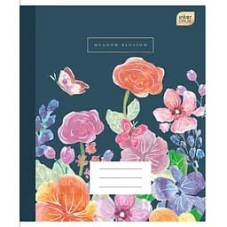 Набор тетрадей Interdruk Premium Botanique ученических клетка А5+ 48 листов 4 шт. (339478-4)