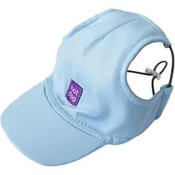 Кепка Hat-Dog 2/S екошкіра блакитна з регульованою затяжкою 377