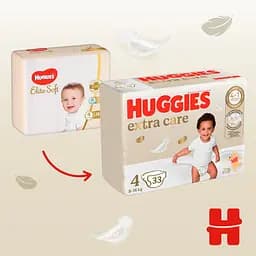 Уцінка. Підгузки Huggies Extra Care Box 4 (8-16 кг), 76 шт. - мініатюра 2