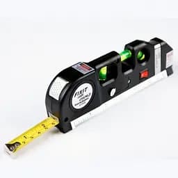 Лазерний рівень з рулеткою FIXIT Laser Level PRO 3 3-в-1, з лінійкою, 2.5 м, на батарейках