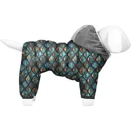 Комбинезон для собак Collar Waudog Clothes рисунок "Луска", S32, В 47-50 см, С 30-33 см