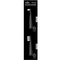 Комплект насадок Vega VT-25 B до звукової зубної щітки VT-600 В чорний