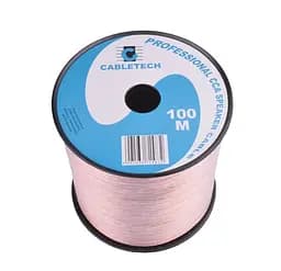 Кабель акустический 2x0,35 мм Cabletech KAB-0353 CCA 100м