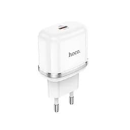 Адаптер Сетевой HOCO Victorious single port charger N24 1Type-C 20W белый