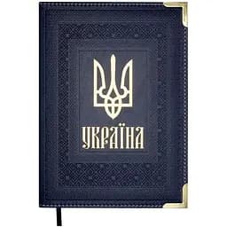 Щоденник недатований Buromax Statut A5 штучна шкіра/поролон 336 сторінок синій (BM.20480-02)