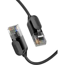 Патч-корд 1м, UTP cat 6 RJ-45 COPPER black Ugreen (U_70332)