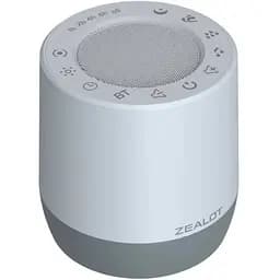 Портативна bluetooth колонка Zealot Z6 з LED підсвічуванням білий