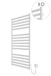 Електрична рушникосушарка HF York 1170x530 white matte 6.1.0503.06.WM, Білий матовий, універсальне (коннектор), Електронний