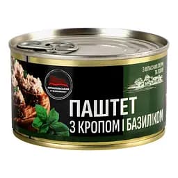 Уценка. Паштет Тернопольский МК с укропом и базиликом 225 г (963072)