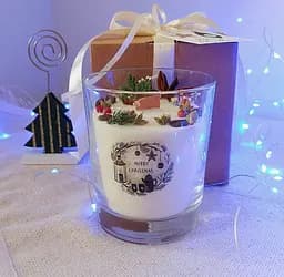 Новогодняя свеча Svich Shop серия Merry Christmas