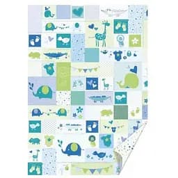 Папір з малюнком "Дитячий" А4(21х29,7см) двосторонній Блакитний 300г/м2 Heyda