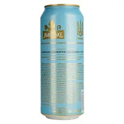 Пиво Львівське Лев, біле, фільтроване, 4,8%, 0,48 л, з/б - мініатюра 4