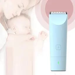 Машинка для стрижки дітей MiJia lusn Mute, Baby Electric Hair Clipper Trimmer Green - мініатюра 4