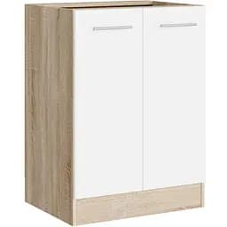 Кухонний модуль нижній Еверест Еко 600 дуб сонома/німфея альба 60х46х82 см (DTM-071042)