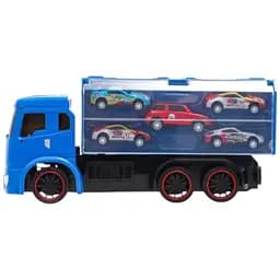 Дитячий трейлер на радіокеруванні та 5 машинками арт. 8032