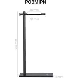 Підставка для навушників OfficePro LS350B Aluminium alloys Black (LS350B) - мініатюра 7