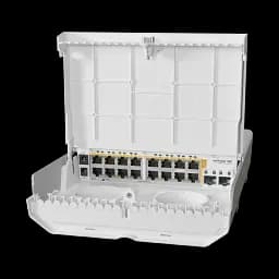 Комутатор Mikrotik 16 портів керований PoE (CRS318-16P-2S+OUT) - мініатюра 2