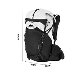 Рюкзак туристичний Naturehike Helium CNK2450XB016 (40 л) Чорний L - мініатюра 3