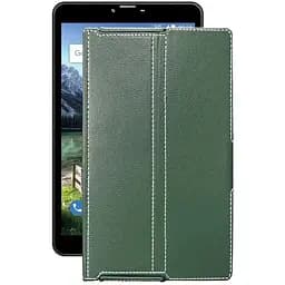 Чохол StatusCASE з екошкіри для планшету Bravis NB851 8 3G Темно-зелений