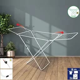 Сушарка для білизни підлогова Casa Si Kolibri 18m White (CS42191C06D) - мініатюра 3
