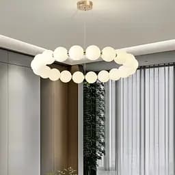 Дизайнерська люстра із серії Mysa Pearl 3500К 80 см Арт. MJ 11-800 Line F