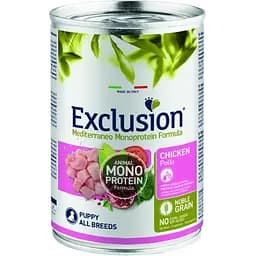Консерви Exclusion Puppy Chicken для цуценят від 2 до 12 місяців з куркою 400 г