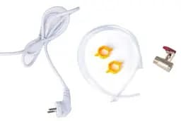 Водонагрівач Willer PU07RF Cubus, White/Blue, 1500W, 7л, мокрий ТЕН, горизонтальний, механічне керування, під мийкою, прямокутний, подача води зверху, зовнішній терморегулятор, В, 25.1x25.1х38.6см - мініатюра 6