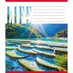 Тетрадь общая "Люблю жизнь" Leader 060-959062L-1 в линию, 60 листов