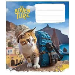 Тетрадь ученическая Школярик Best adventure 012-3285L-1 в линию 12 листов
