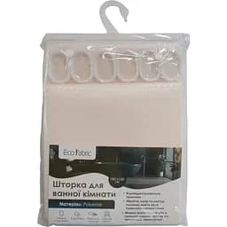 Шторка для ванної кімнати Eco Fabric Піка 180*180 см айворі (EF-1801-IV)