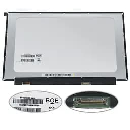 Матриця 15.6 NT156WHM-N44 1366х768, 30pineDP, LED, SLIM без планок та вушок, матова, роз'єм праворуч знизу, ширина 350мм narrow border для ноутбука