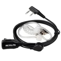 Провідна гарнітура з кнопкою PPМ Retevis EAK001 для рацій Retevis, Kenwood, Baofeng та інших (100917)