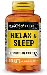 Натуральна добавка Mason Natural Relax and Sleep, 90 таблеток