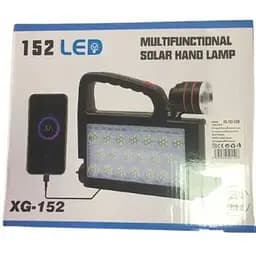 Ліхтар акумуляторний Solar Multifuctional XG-152 кемпінговий переносний 6 режимів 2 USB-вихода сонячна батарея - мініатюра 3