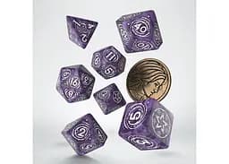 Набір кубиків The Witcher Dice Set. Yennefer - Lilac and Gooseberries , 7 шт. (SWYE03) - мініатюра 2